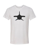 White hammerhead shark diving t-shirts