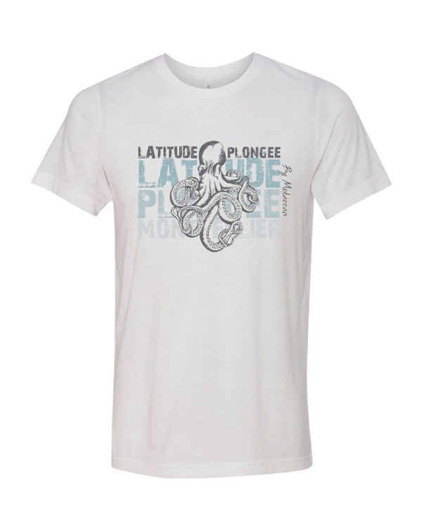T-shirt Latitude Plongée blanc