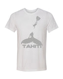 Tahiti humpback whale diving t-shirt white