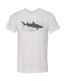 lemon shark white t-shirt