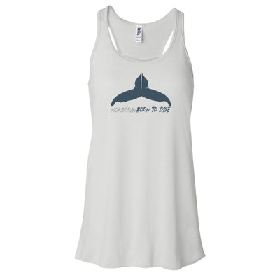 Dos nageur plongée femme baleine à bosse blanc