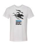 White shark Fakarava diving t-shirts
