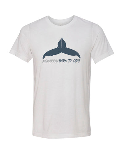 Tee shirt plongée blanc Mokarran pour homme baleine à bosse