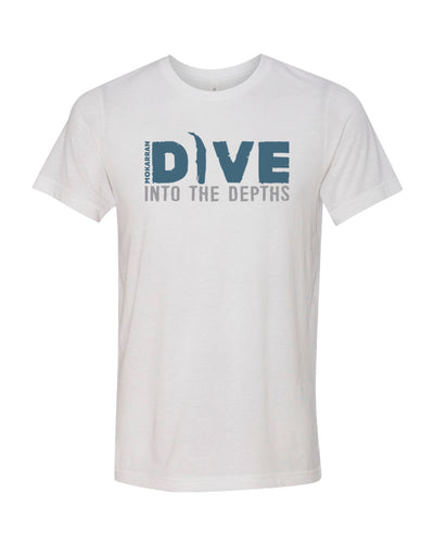 Tee shirt plongée cachalot blanc