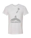 Fakarava freediver humpback whale diving t-shirt - white