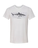 silky shark white t-shirt