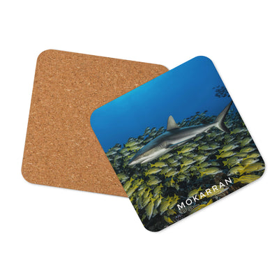 Sous-verres requins gris et perche