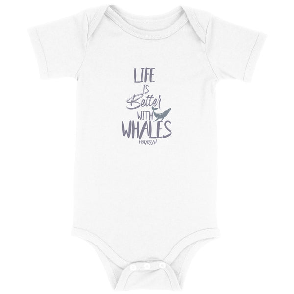 BODY BÉBÉ LIFE IS BETTER WITH WHALES