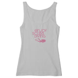 ENJOY SCUBA DIVING FITTED TANK TOP