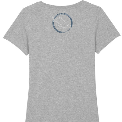 T-shirt bio Mokarran Diving Baleine