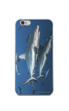 gray shark IPHONE case
