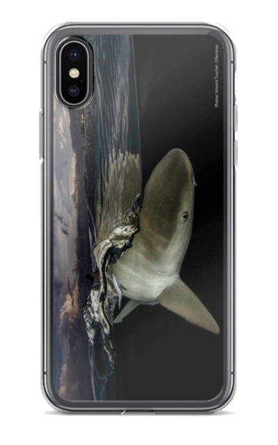 coque d IPHONE requin sunset