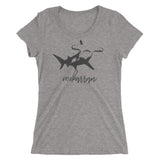 Great gray hammerhead shark women's diving t-shirt