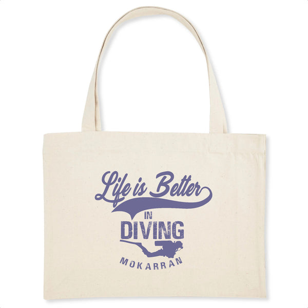 SHOPPING BAG LIFE IS BETTER IN DIVING
