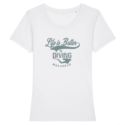 T-SHIRT COL ROND BIO LIFE IS BETTER IN DIVING