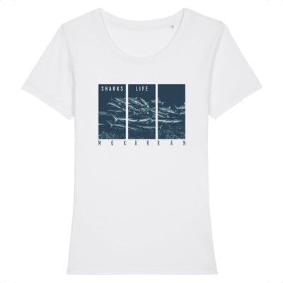 T-SHIRT COL ROND BIO SHARKS LIFE