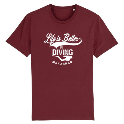 T-SHIRT BIO LIFE IS BETTER IN DIVING