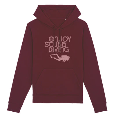 ENJOY SCUBA DIVING ORGANIC HOODIE