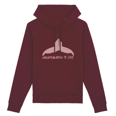 ORGANIC HOODED SWEAT BORN TO DIVE