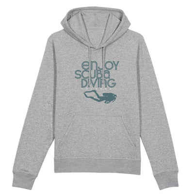ENJOY SCUBA DIVING ORGANIC HOODIE