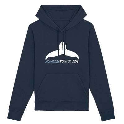 ORGANIC HOODED SWEAT BORN TO DIVE