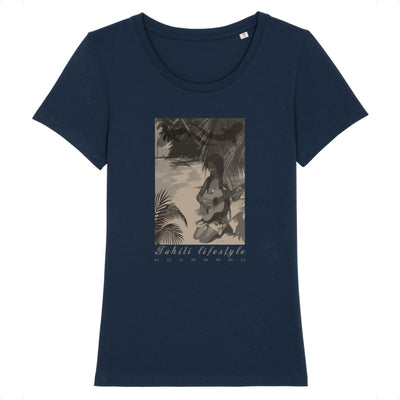 T-SHIRT COL ROND BIO TAHITI LIFE STYLE