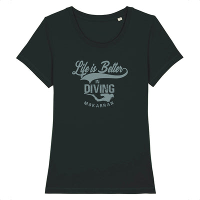 T-SHIRT COL ROND BIO LIFE IS BETTER IN DIVING