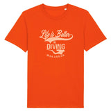 T-SHIRT BIO LIFE IS BETTER IN DIVING