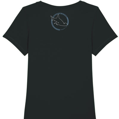 T-shirt bio Mokarran Diving Baleine