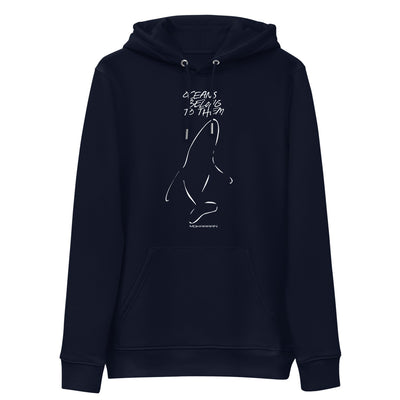 Sweat bio unisexe baleine