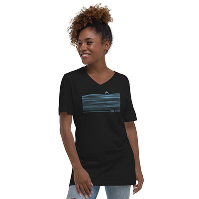 Tee shirt femme col V Diving Attitude