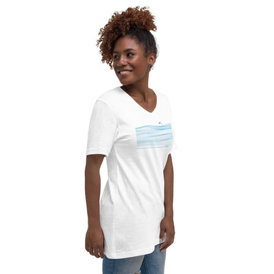 Tee shirt femme col V Diving Attitude