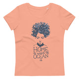 Home is where organic t-shirt